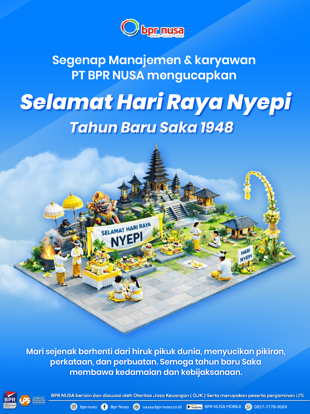 Selamat Memperingati Hari Raya Nyepi 2026