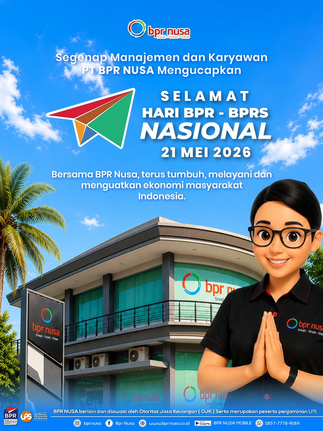 Selamat Memperingati Hari BPR-BPRS Nasional 2026