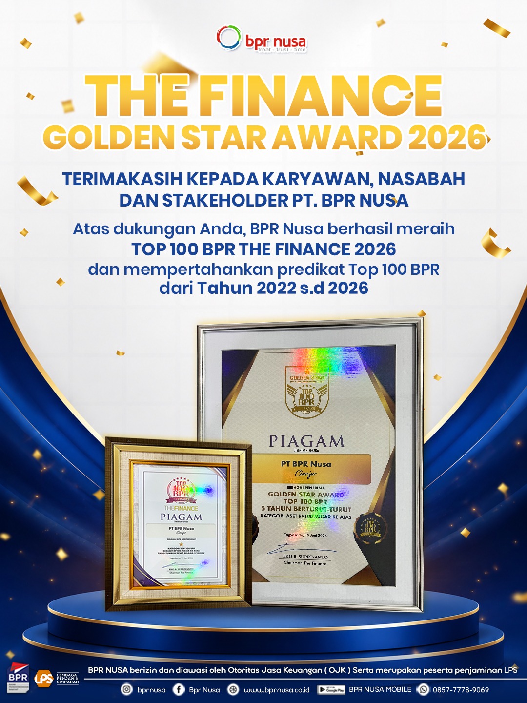 🏆 Lima Tahun Berturut-turut, Sebuah Kepercayaan yang Kami Jaga.