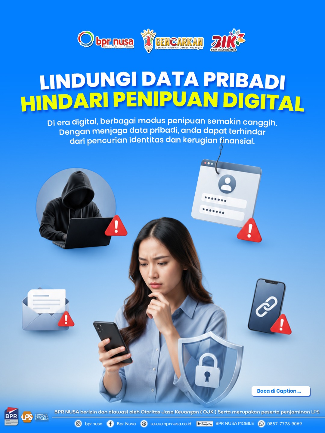 🔒 Lindungi Data Pribadi, Hindari Penipuan Digital
